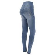 WR.UP Shaping Pants Light Blue Jeans - Yellow Seams